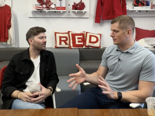 Carl Nassib at (RED) Office