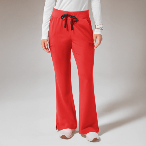 (HYPOTHESIS)ᴿᴱᴰ Meta FL Women’s 7-Pocket Flare Leg Cargo Scrub Pant